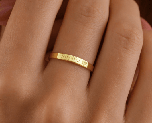 Custom Name Ring