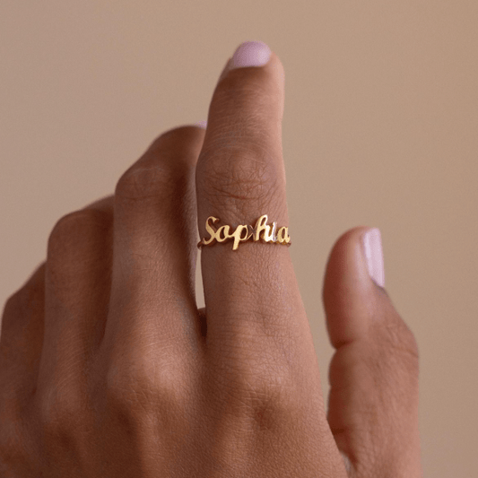 New Custom Name Ring