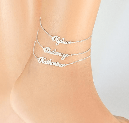 Custom Name Anklet