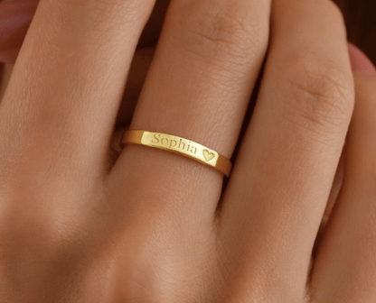 Custom Name Ring