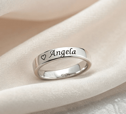 Custom Name Ring