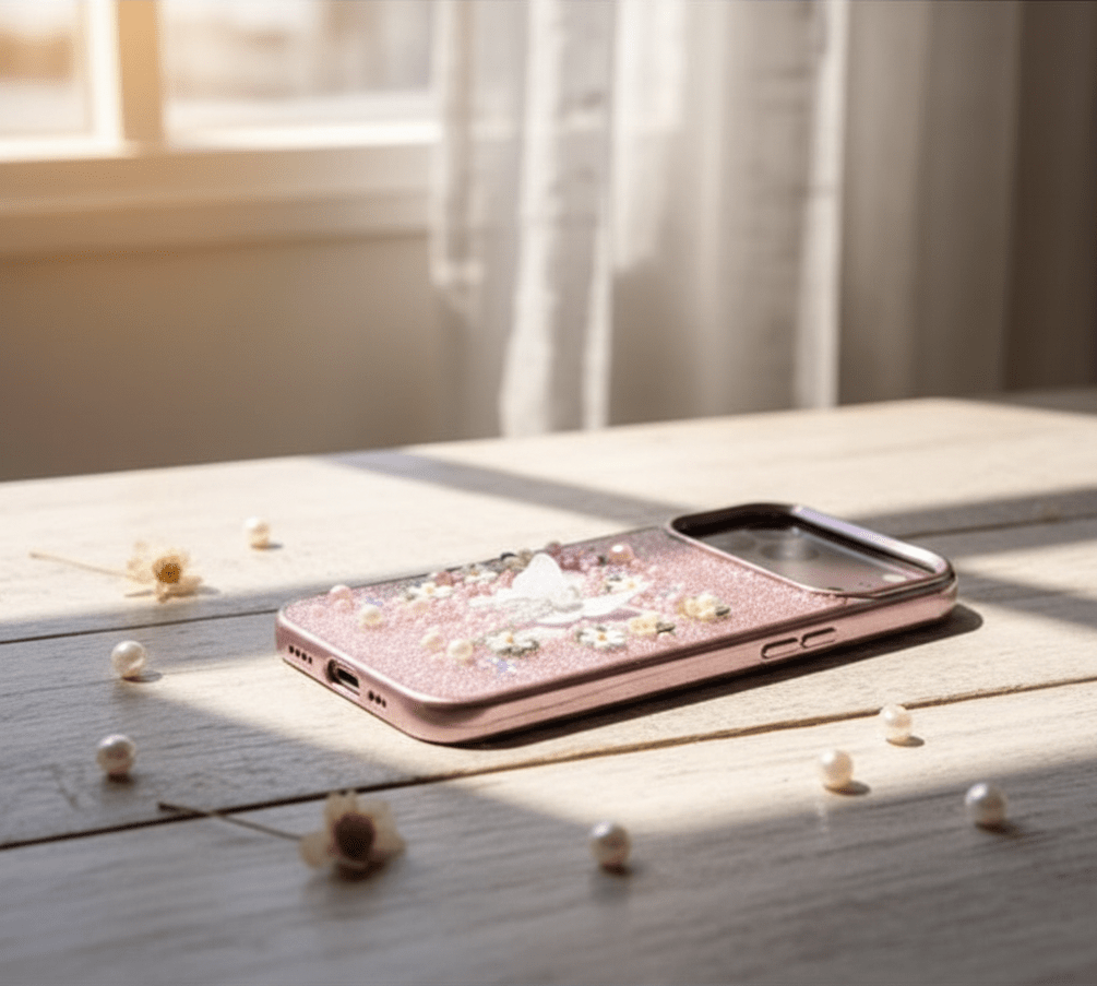 Luxury 3D Glitter Butterfly Phone iPhone Case