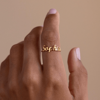 New Custom Name Ring