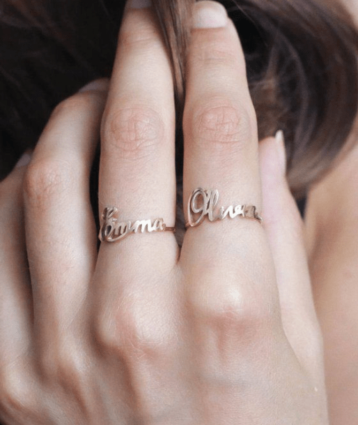 New Custom Name Ring
