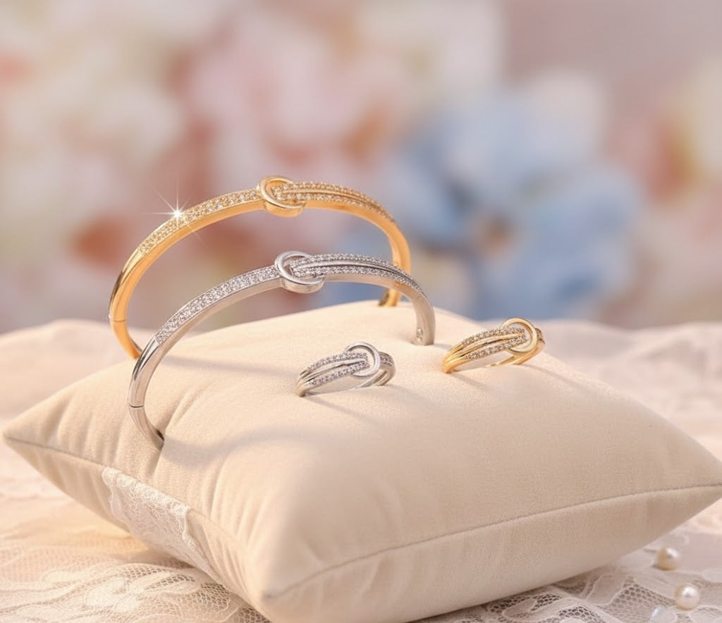 Circle Classic Bangle & Ring Set