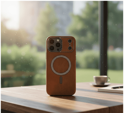 Vintage Leather MagSafe Case for iPhone